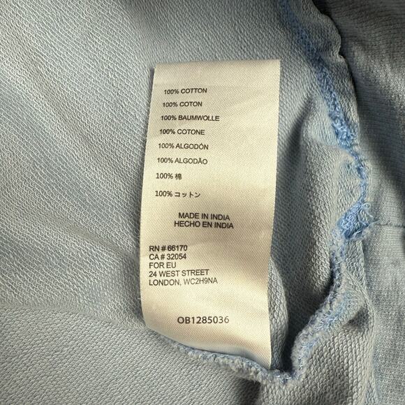 Pilcro Ina seamed cotton pullover SKY size S - Picture 10 of 12